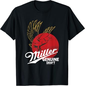 Coors Brewing Company Miller Genuine Draft Classic Big Logo T-Shirt