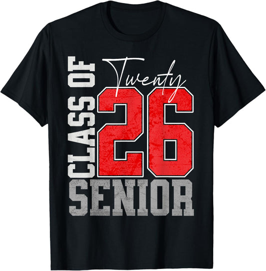 Class Of 2026 Twenty 26 Graduation Senior 2026 T-Shirt