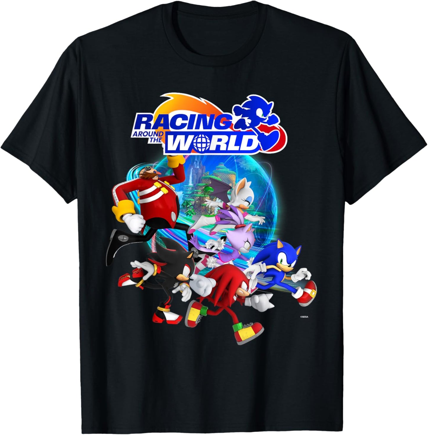 Sonic the Hedgehog - Racing Around the World Group T-Shirt
