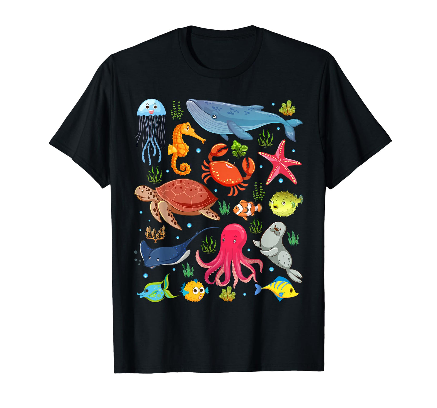Ocean Life Sea Aesthetic Dolphin Beach 90s Vintage Graphic T-Shirt
