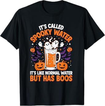 It’s Called Spooky Water Funny Halloween Ghost Boo Costume T-Shirt