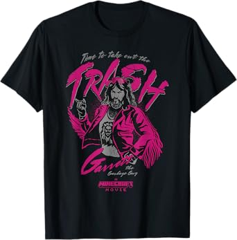 A Minecraft Movie Time To Take Out The Trash Garret Portrait T-Shirt