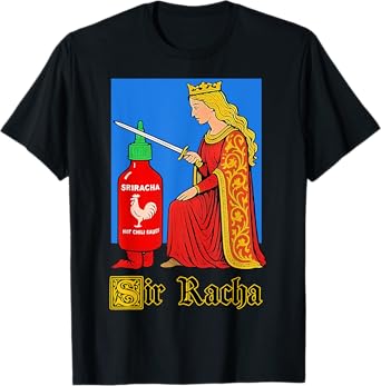 Funny Hot Sauce Medieval Art T-Shirt