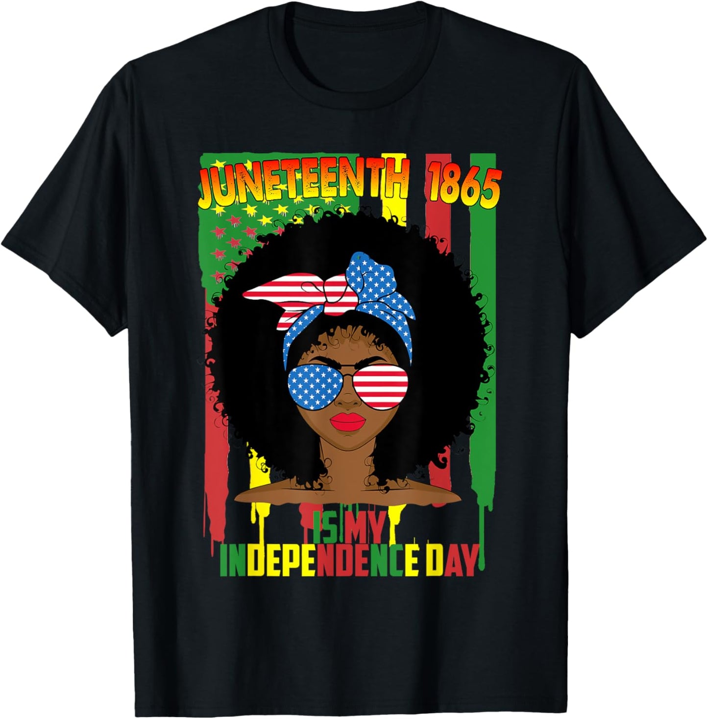 juneteenth is my independence day black women 4th of july T-Shirt