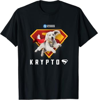 Superman (2025) Krypto The Superdog S-Shield Logo T-Shirt