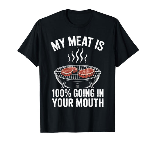 Grilling Meat Cooking Sarcastic Bbq Grill Cook Bake At Home T-Shirt