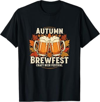 Autumn Brewfest Craft Beer Celebration T-Shirt