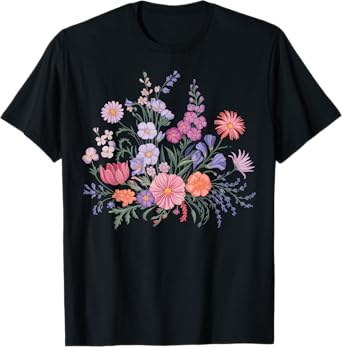 Wildflowers Nature Flowers Floral T-Shirt