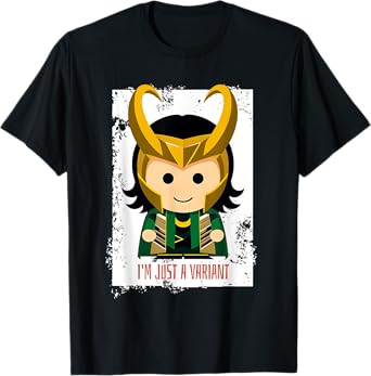 Cute Loki Variant Meme - I'm Just a Variant Chibi Character T-Shirt