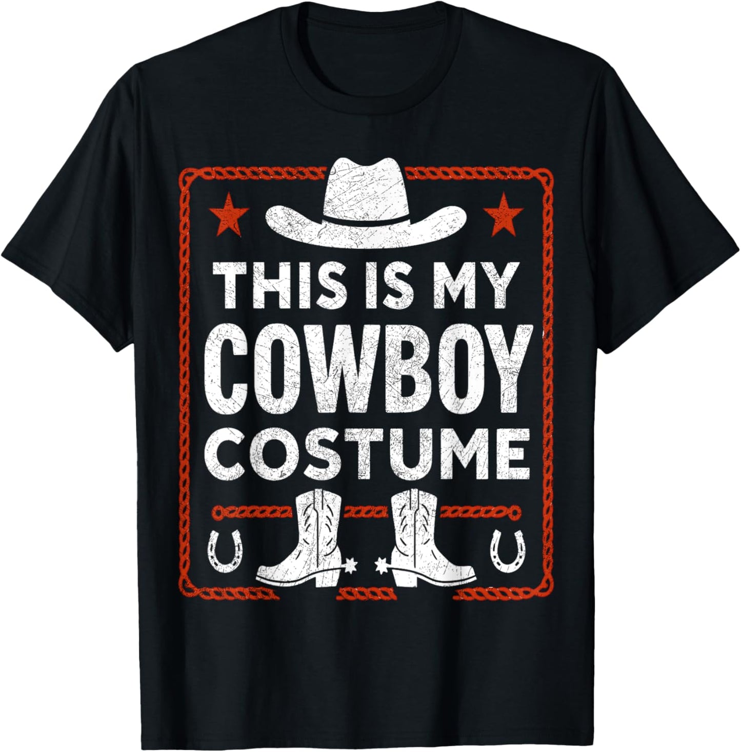Cowboy Costume Country Western Rodeo Cowgirl Men Women Kids T-Shirt