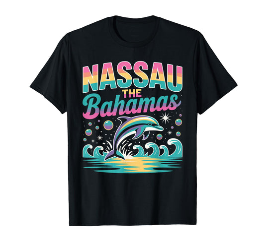 Nassau Bahamas Shirt Dolphin Bahamas Souvenirs Bahamas T-Shirt