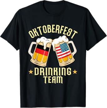 Oktoberfest Drinking Team 2025 Oktoberfest Costume Men Women T-Shirt