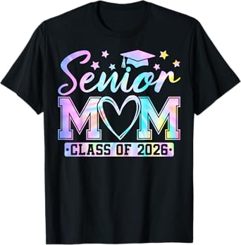 Senior Mom Class of 2026 Proud Mom Of A 2026 Graduate T-Shirt