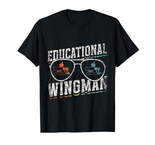 Educational Wingman Assisting Teacher Teaching Assistant T-Shirt