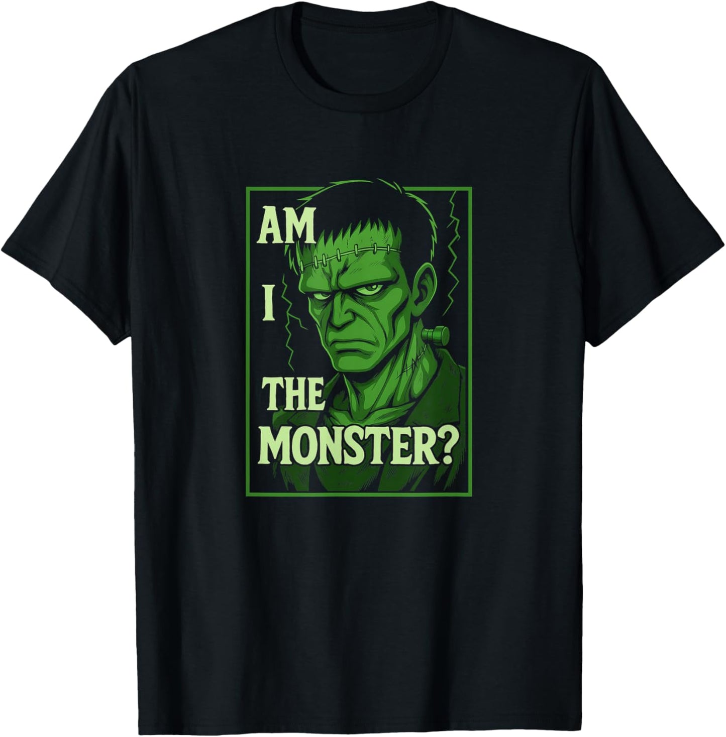 Frankenstein's "Am I The Monster", Classic Horror T-Shirt