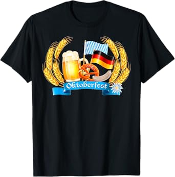 Vintage Oktoberfest German Beer Drinking Festival Men Women T-Shirt
