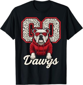 Bulldogs Graphic Go Dawg Apparel for Men Women Kid Boy Girl T-Shirt