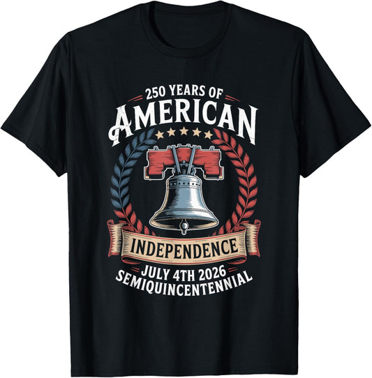 America 250th Anniversary Celebration 250 Years America T-Shirt