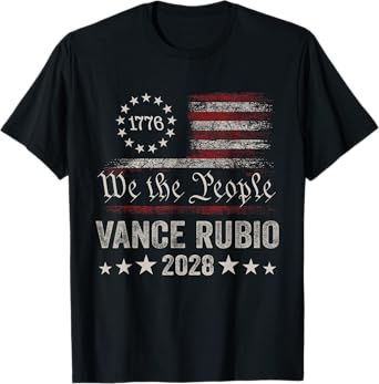 Vance Rubio 2028 J D Vance Marco Rubio President 2028 Funny T-Shirt