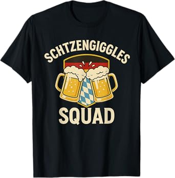 Funny Oktoberfest Schitzengiggles Tee Fun German Beer Gifts T-Shirt