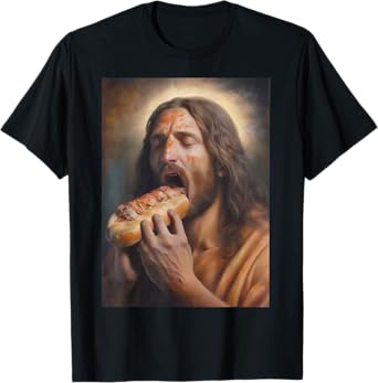 Jesus loves hot dogs T-Shirt