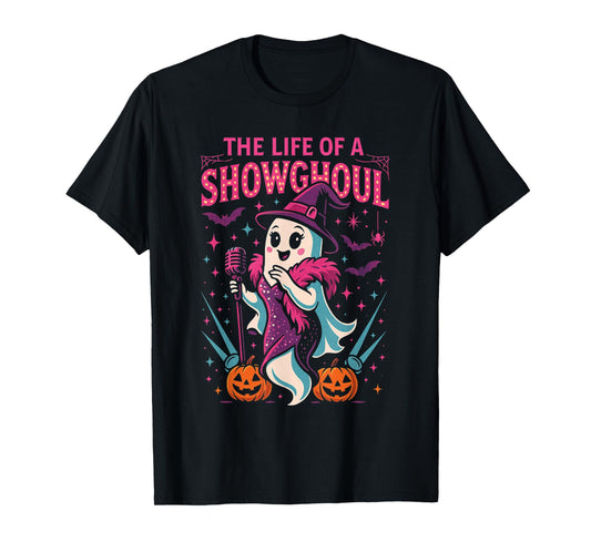 Life of a Showghoul Halloween Costume Fun Kids Print T-Shirt