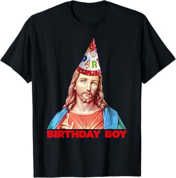 Popfunk Unisex-Family Funny Christmas Jesus Birthday Boy T-Shirt