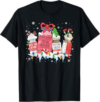 Pharmacy Crew Christmas Pharmacist Medicine Reindeer Bow T-Shirt