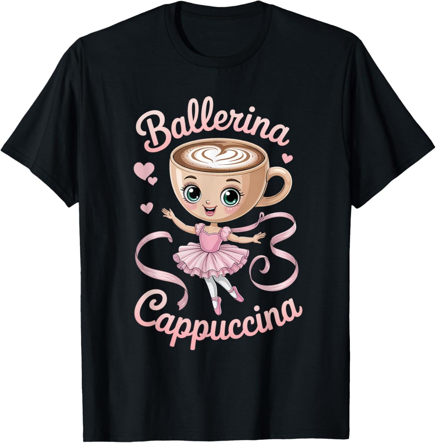 Funny Ballerina Cappuccina Italian Brainrot Meme T-Shirt