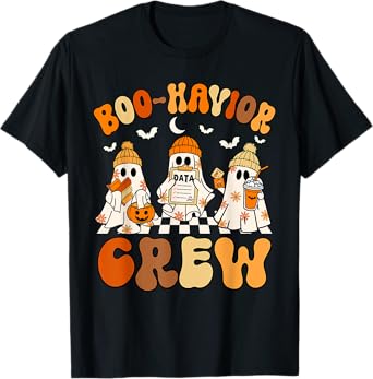Boo-Havior Crew Behavior Analyst Halloween ABA T-Shirt