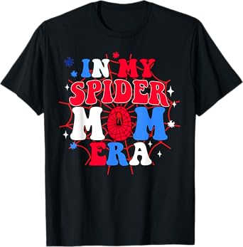 Matching Family In My Spider Mom Era Birthday Boy Mama Dad T-Shirt