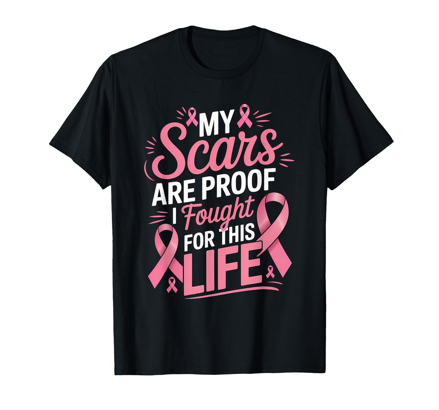 Funny Mastectomy Breast Cancer Warrior T-Shirt