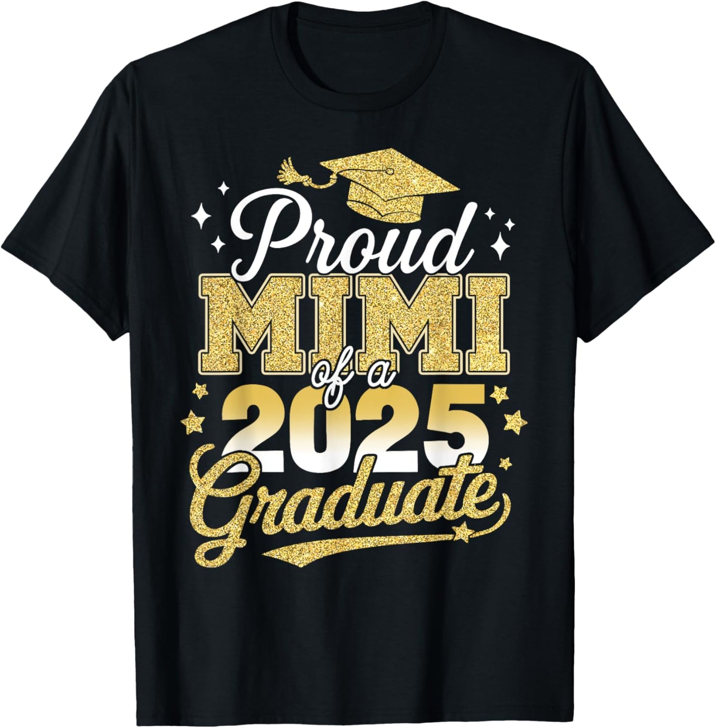 Proud Mimi Of A Class Of 2025 Graduate Senior Graduation T-Shirt