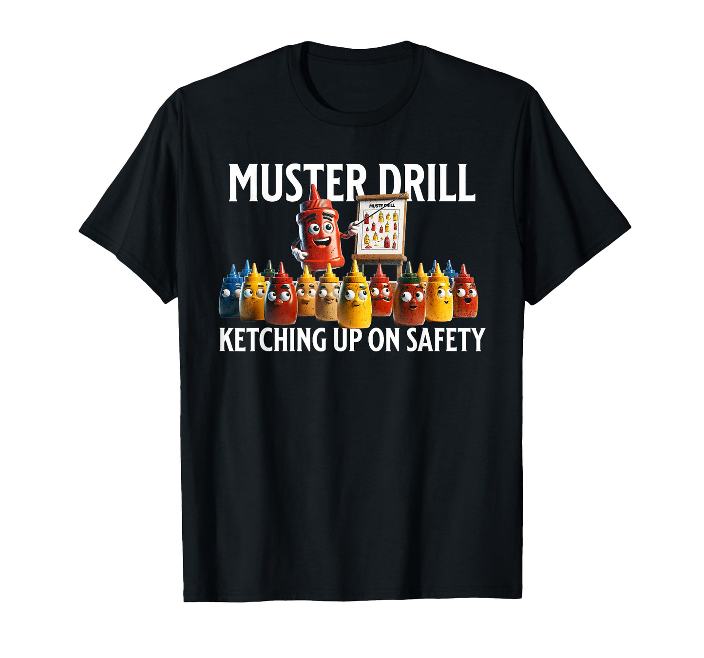 Funny Boat Cruise muster drill safety sea vacation T-Shirt