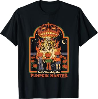 Steven Rhodes Let's Worship The Pumpkin Master Dark Humor T-Shirt