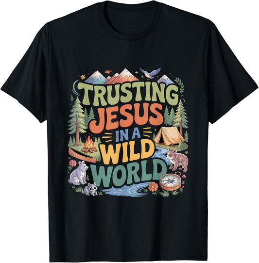 Christian Summer True North Trusting Jesus Camp VBS 2025 T-Shirt