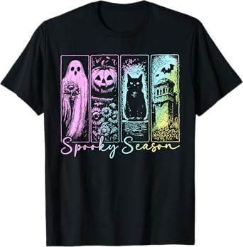 Vintage Halloween Horror Spooky Season T-Shirt