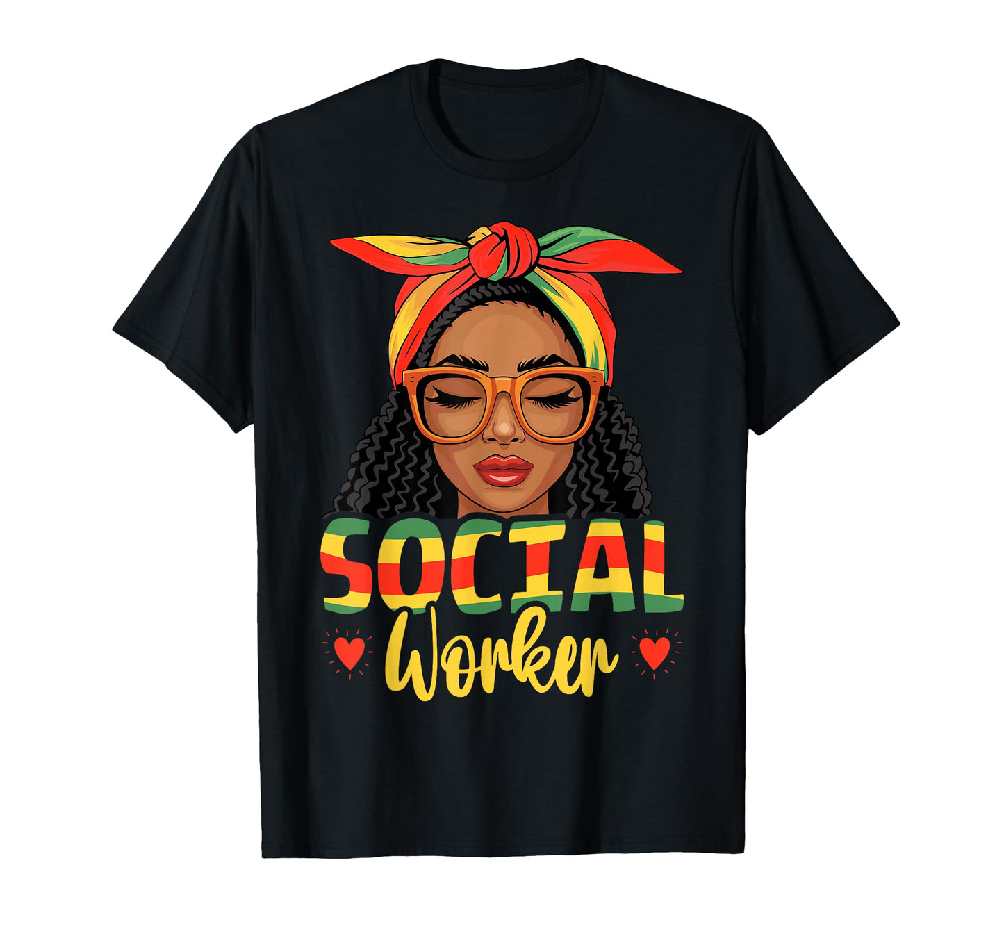 Social Worker African American Women Black History Month T-Shirt