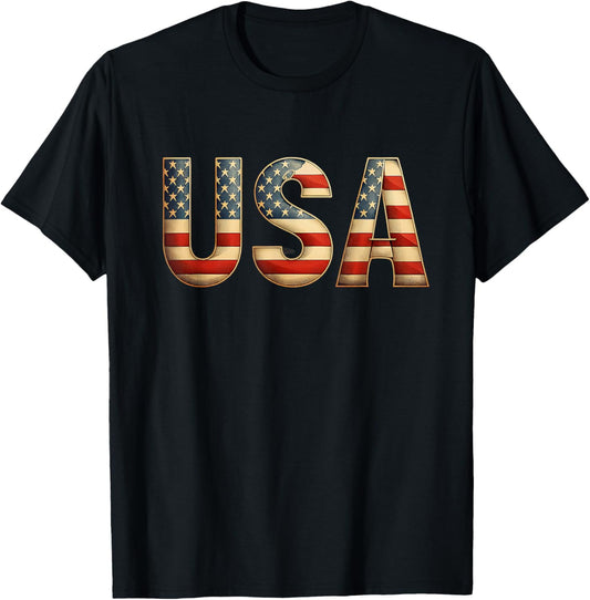 4th Of July Patriotic Flag Usa 'merica Men & Women T-shirt