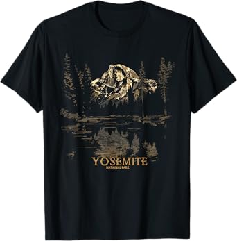 Yosemite - US National Park Vintage Men Women Kids Retro T-Shirt