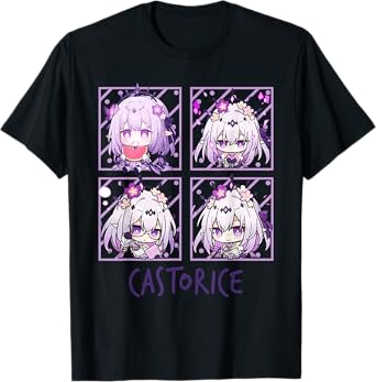 Honkai Castorice Chibi Dan Heng Marth 7th Star HSR Rail T-Shirt