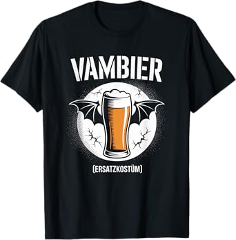 Halloween Vambier Outfit Beer Replacement Costume T-Shirt
