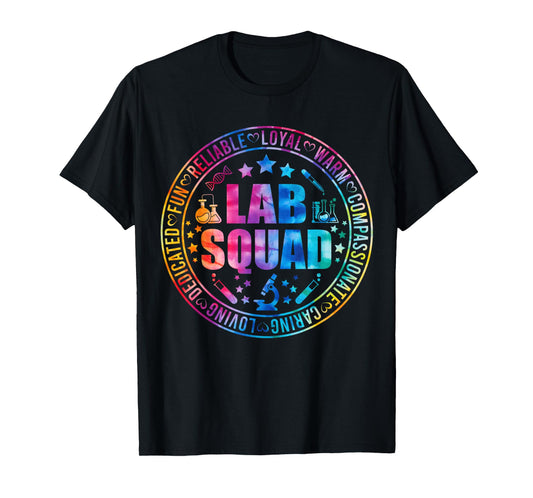 Lab Week 2025 Tie Dye Tech Medical Technician Scientist T-Shirt
