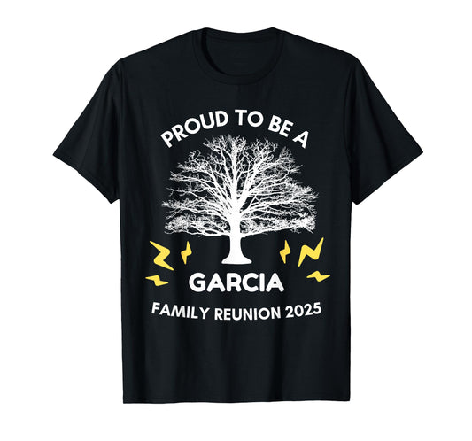 2025 GARCIA Family Reunion Gathering Family Tree Matching T-Shirt