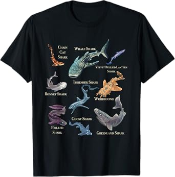 Shark Frenzy Fun Shark Collection T-Shirt