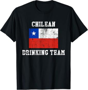 Chilean Drinking Team Funny National Pride Gift T-Shirt