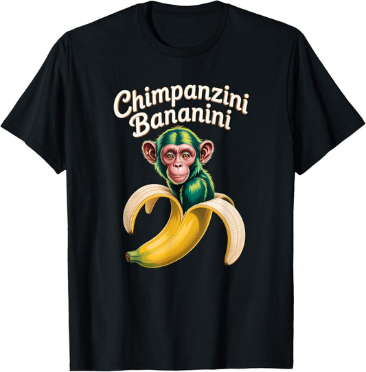 Chimpanzini Bananini Italian Brainrot Meme T-Shirt