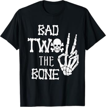 Bad Two the Bone Birthday 2 Years Old Birthday T-Shirt