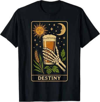 Tarot Card Men Women Funny Beer T-Shirt