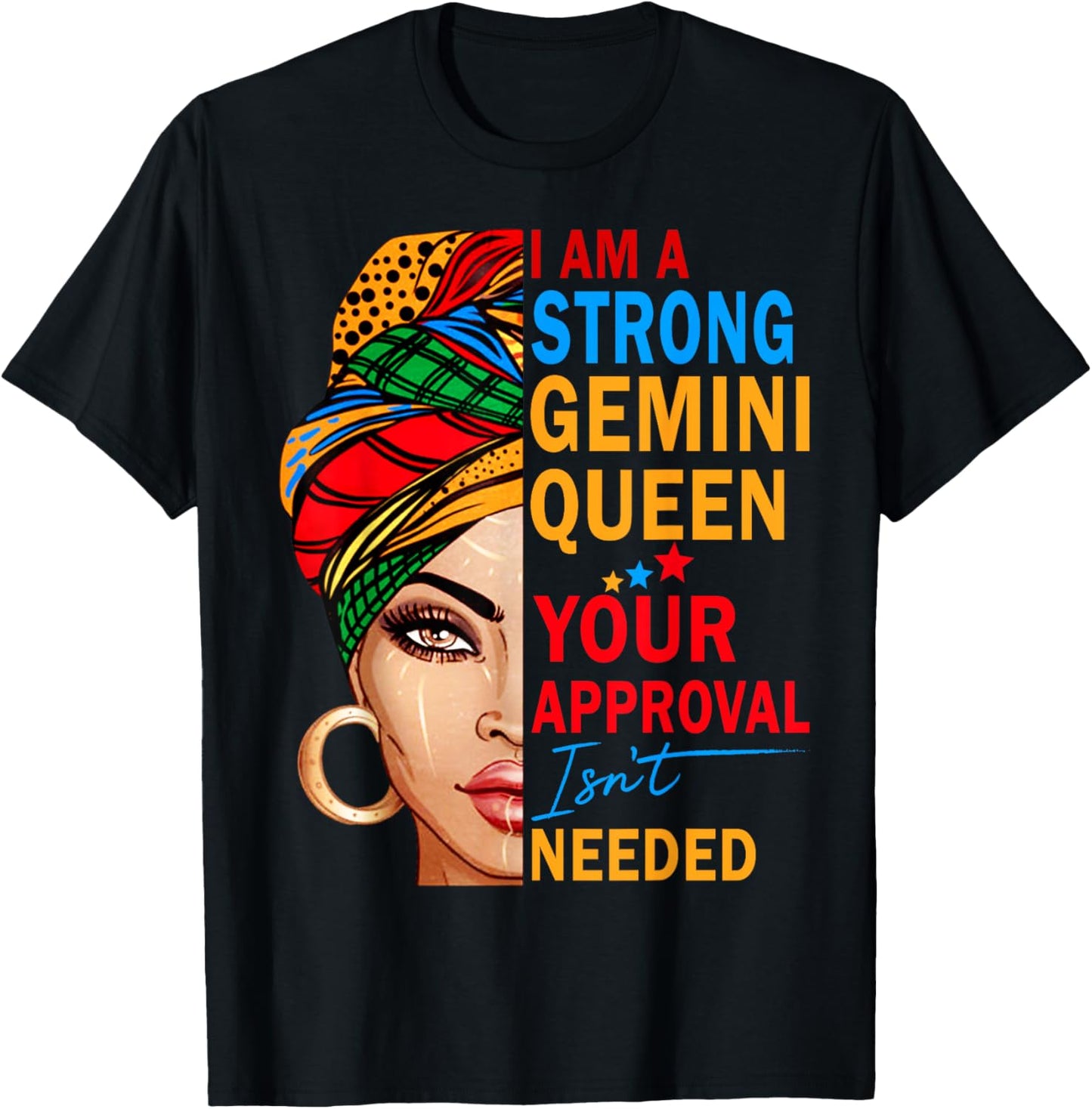 Gemini Zodiac Birthday May June Women Horoscope Queen T-Shirt